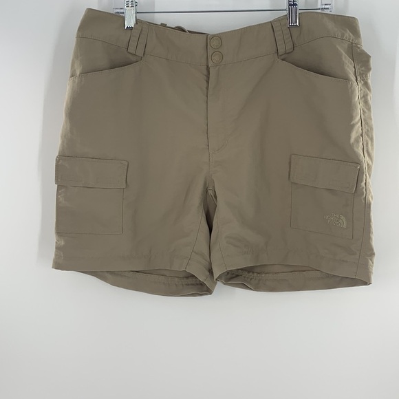 THE NORTH FACE HIKING SIZE SHORTS TAN - Picture 1 of 4